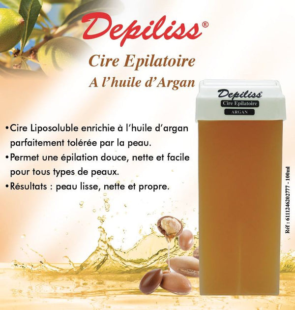 Cire Épilatoire à l'Huile d'Argan – 100 ml | Épilation Douce & Soin Nourrissant