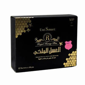 Lot de 3 UniSmart Miel Royal Aphrodisiaque VIP - Puissance Royale Premium Triple Pack Harmonical Flavors