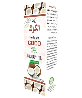 Huile de Coco Bio – 120 ml | Hydratation Intense & Soin Naturel Polyvalent Harmonical Flavors