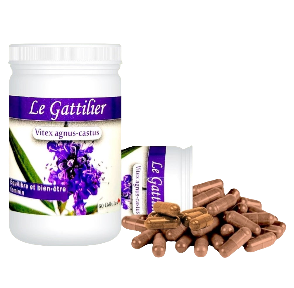 Gattilier Bio – 60 Capsules | Équilibre Hormonal & Bien-être Naturel