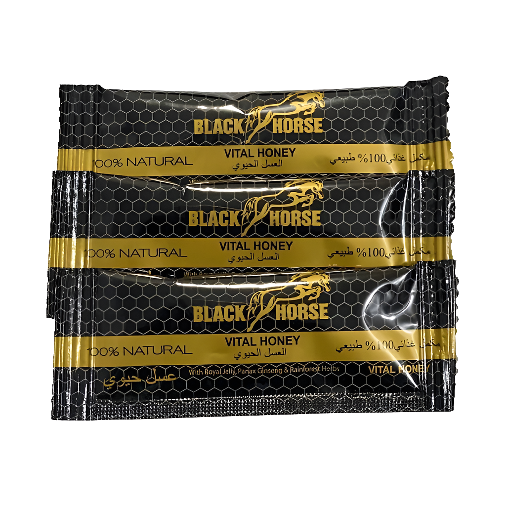 Black Horse Coffret 24 Sticks - Aphrodisiaque Puissant | Énergie Masculine Premium