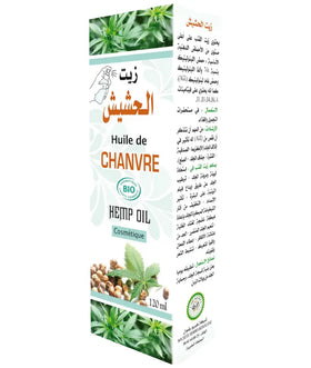 Huile de Chanvre Indien Bio – 120 ml | Soin Naturel Riche en Oméga & Bienfaits Revitalisants Harmonical Flavors