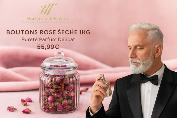 Boutons de Rose Séchée – 1 kg | Pureté Naturelle & Parfum Délicat Harmonical Flavors