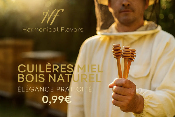 CUILLÈRES À MIEL EN BOIS - Produit Individuel