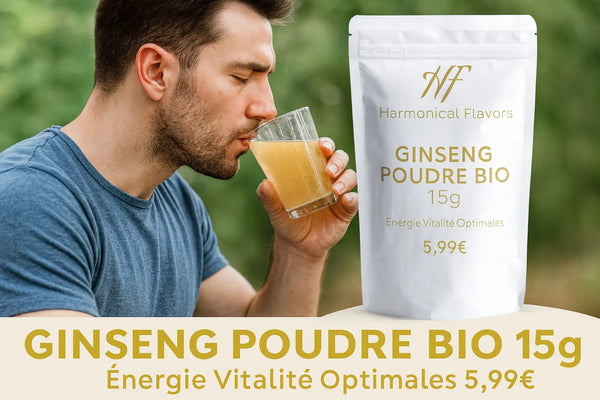 GINSENG EN POUDRE BIO NATUREL - Produit Actif