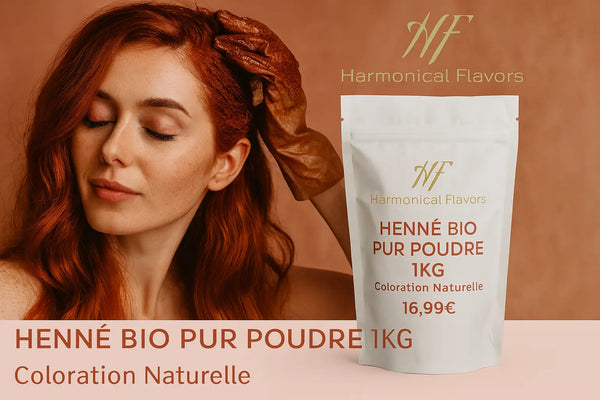 HENNÉ BIO PUR EN POUDRE - Produit Actif