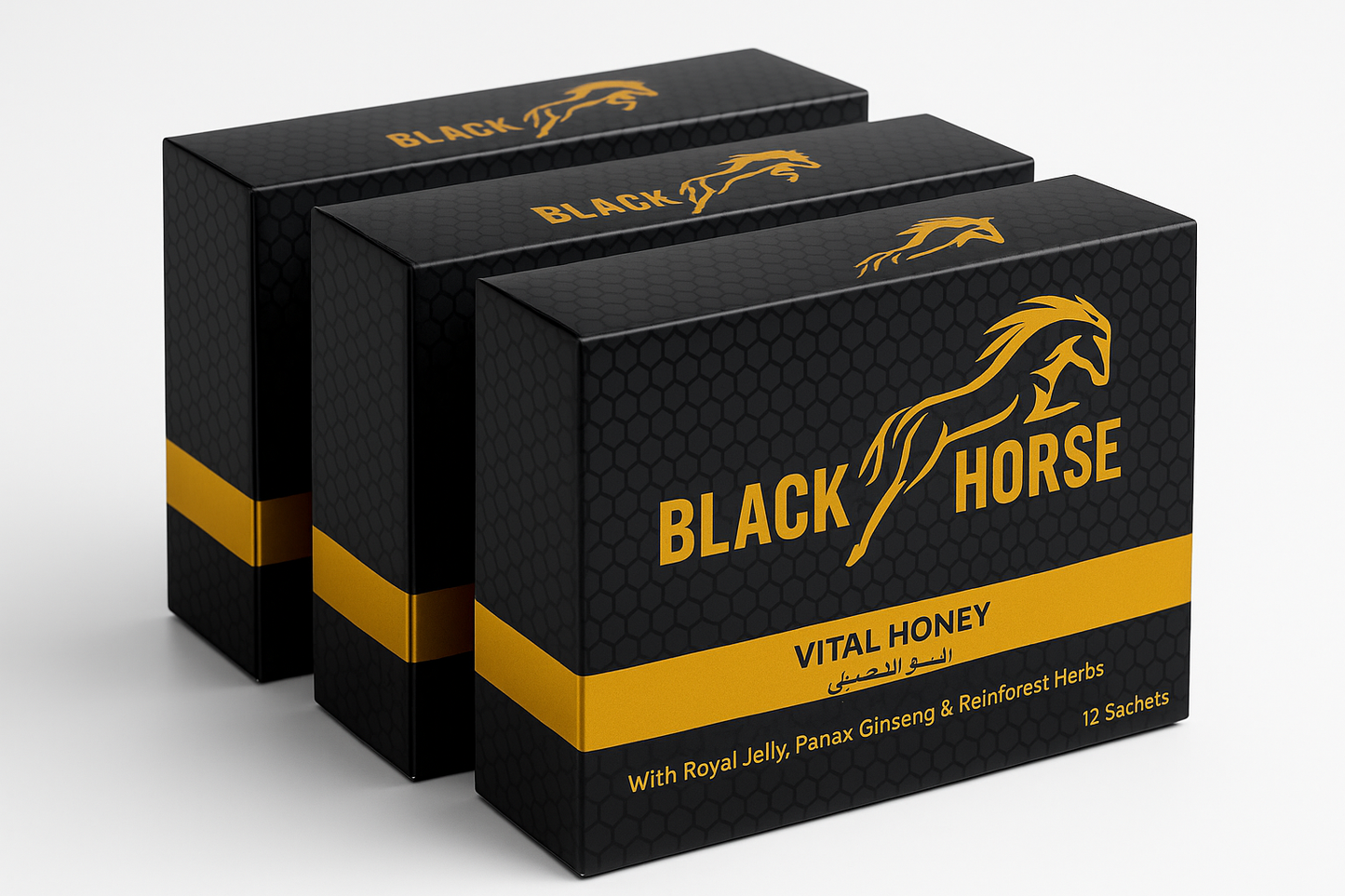 Image générée pour le lot de 3 Black Horse