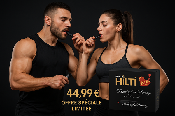 Promotion Evelle Hilti avec sportifs consommant les sticks