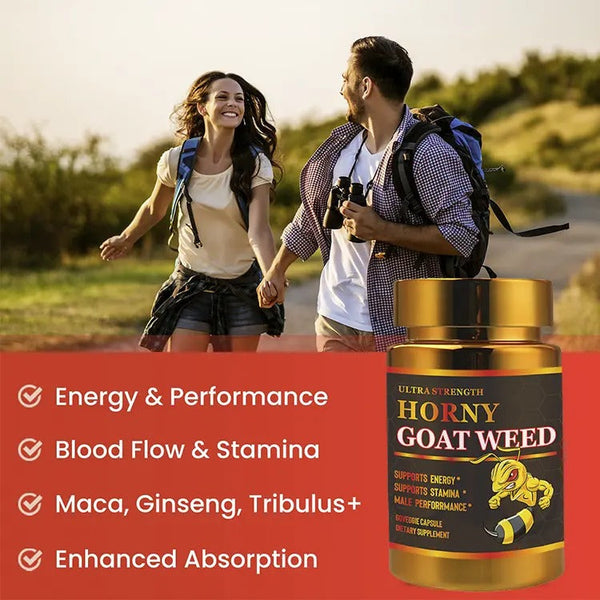 HORNY GOAT WEED Ultra Strength - Complément Aphrodisiaque Naturel