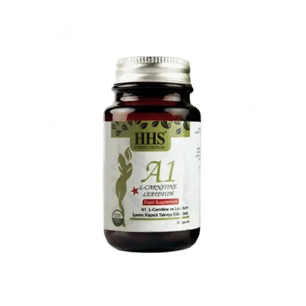 HHS A1 L-Carnitine + Maca 30 Capsules | Triple Action Minceur Sport Libido Harmonical Flavors