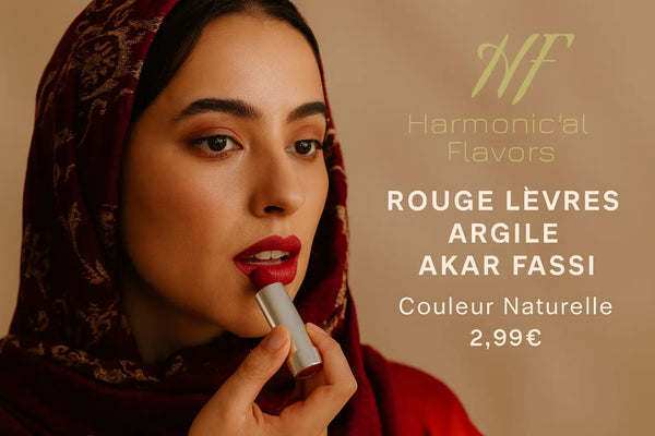 ROUGE À LÈVRES EN ARGILE À L'AKAR FASSI - Produit Cosmétique
