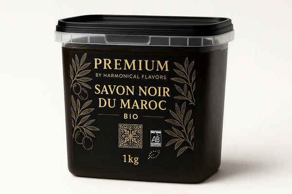 Savon Noir du Maroc Bio 1kg - Boîte Plastique