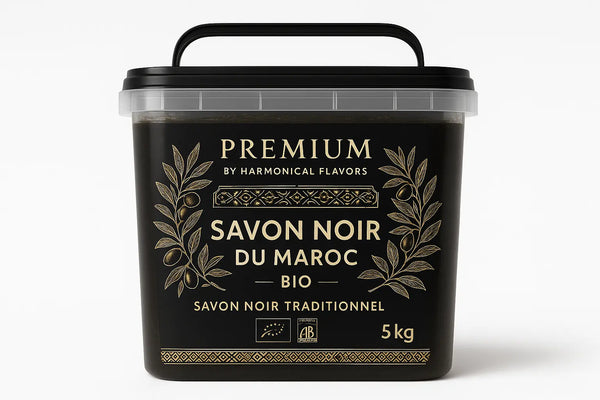 Savon Noir Beldi Marocain 5kg - 100% Bio Authentique | Tradition Hammam Premium Harmonical Flavors