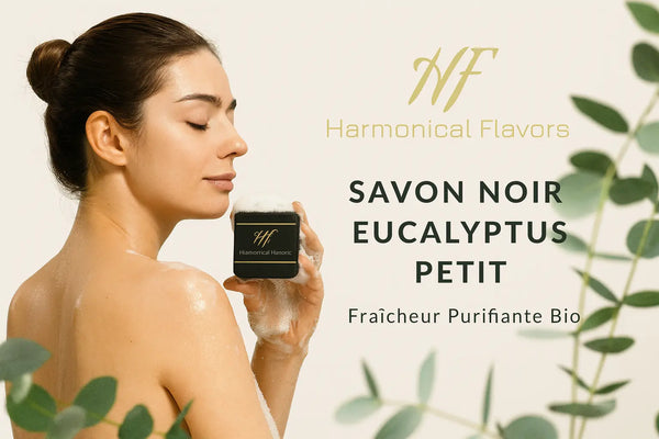 SAVON NOIR EUCALYPTUS EN PETIT FORMAT - Produit Actif