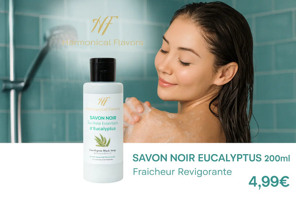 SAVON NOIR À L'EUCALYPTUS - Produit Individuel