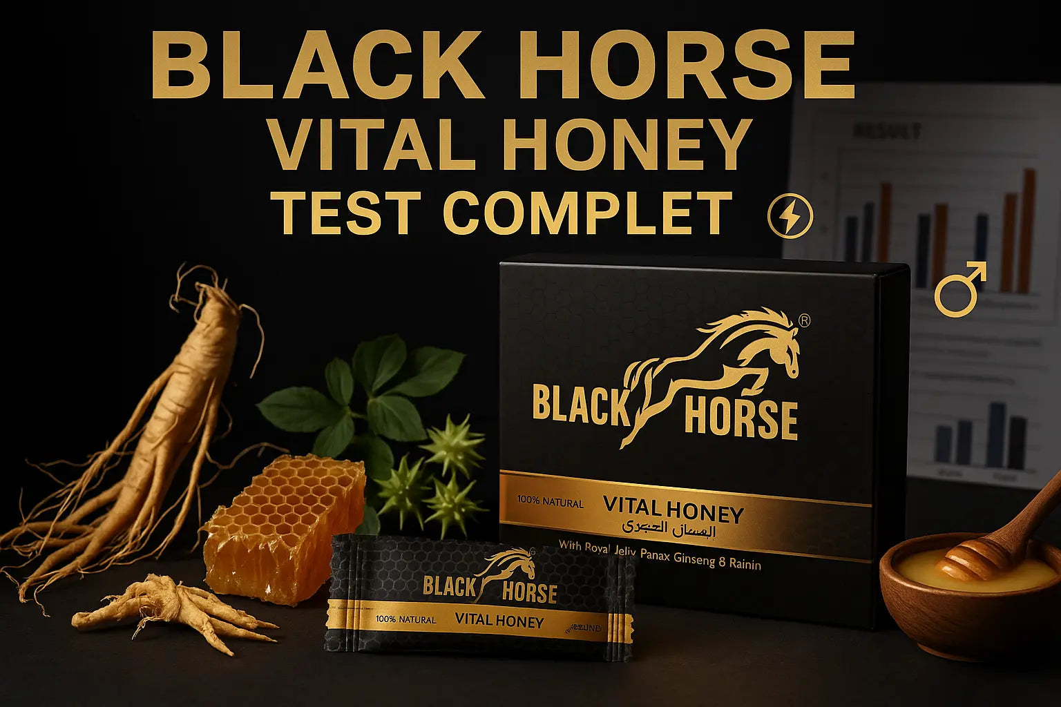 Black Horse Vital Honey : Test Complet de l'Aphrodisiaque Naturel N°1