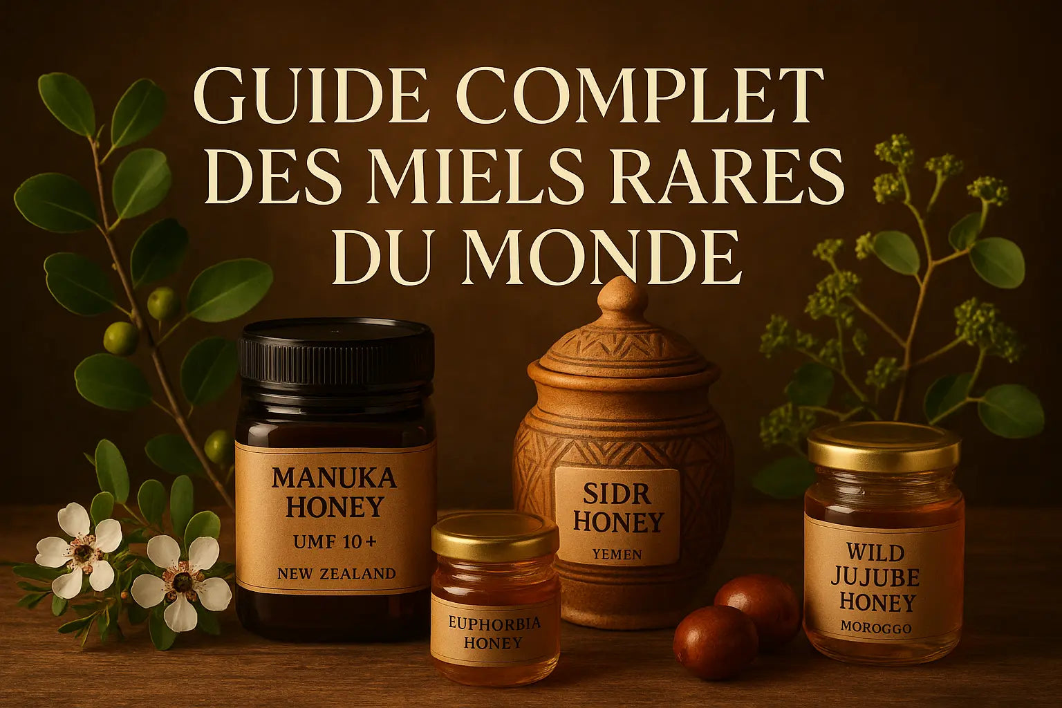 Guide Complet des Miels Rares du Monde : Manuka, Sidr, Euphorbe