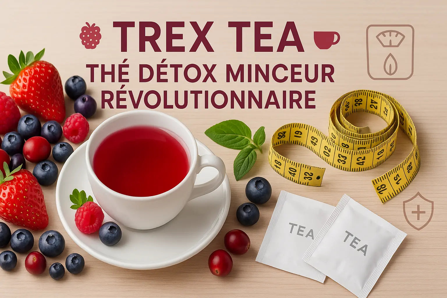 Trex Tea : Le Thé Détox Minceur Révolutionnaire aux Fruits Rouges