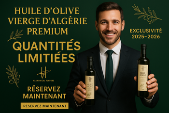 Huile d'Olive Vierge d'Algérie Premium - Exclusivité 2025-2026