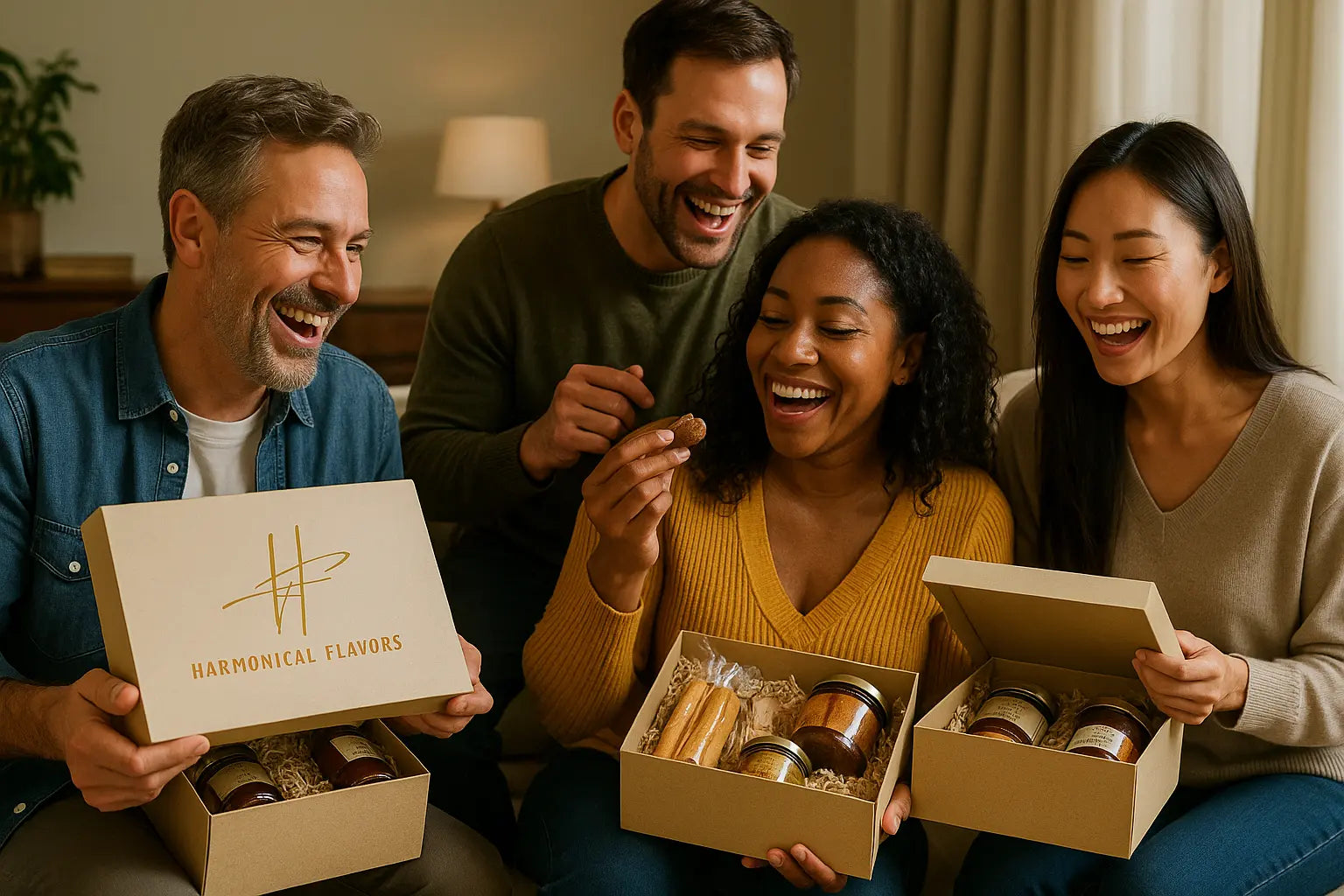 Créez un coffret cadeau sur mesure et offrez un cadeau unique et personnalisé à vos proches chez Harmonical Flavors