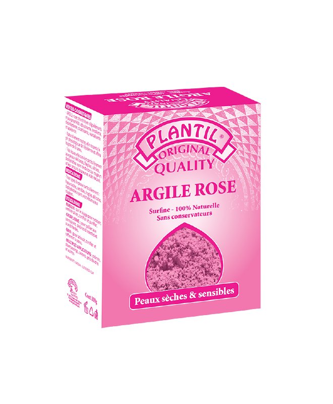 Argile Rose Surfine Plantil – 100g – Douceur & Éclat Naturel pour Peaux Sensibles