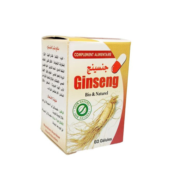Ginseng Bio – 60 Capsules | Énergie & Vitalité Naturelles