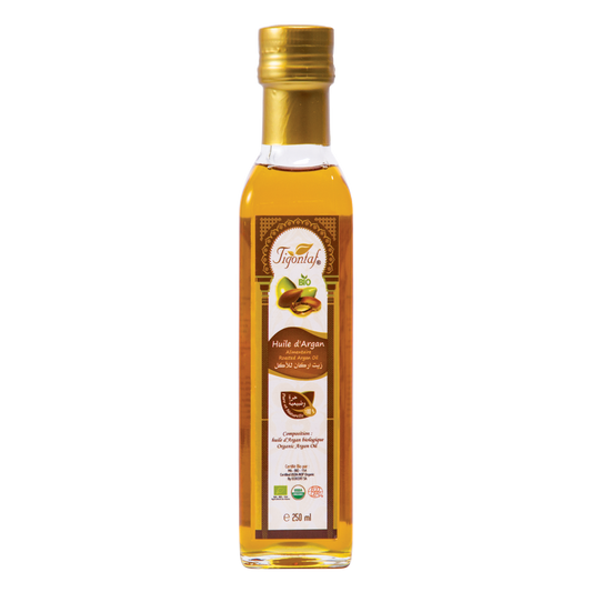 Huile d'Argan Alimentaire BIO Tigontaf 250 ml - 100% PURE & NATURELLE