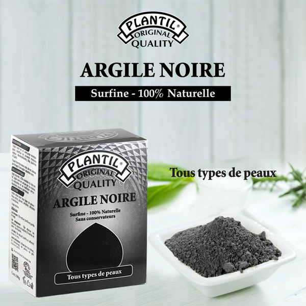 Argile Noire Surfine Plantil – 100g – Purification Intense & Éclat Revitalisant