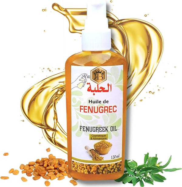 Huile de Fenugrec Bio – 120 ml | Soin Naturel pour Vitalité & Éclat