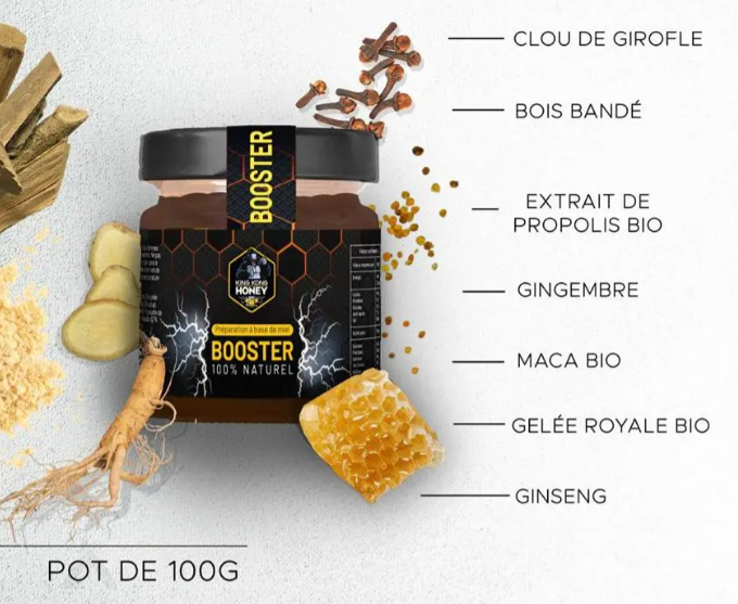 Miel King Kong Honey 100g - 100% Naturel