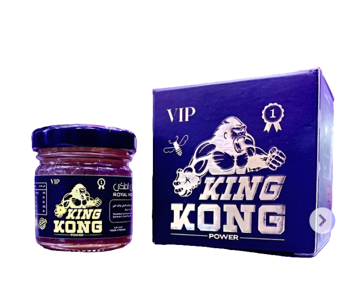 Lot de 3 - Miel Royal King Kong Power VIP 40g | Complément Énergétique Premium