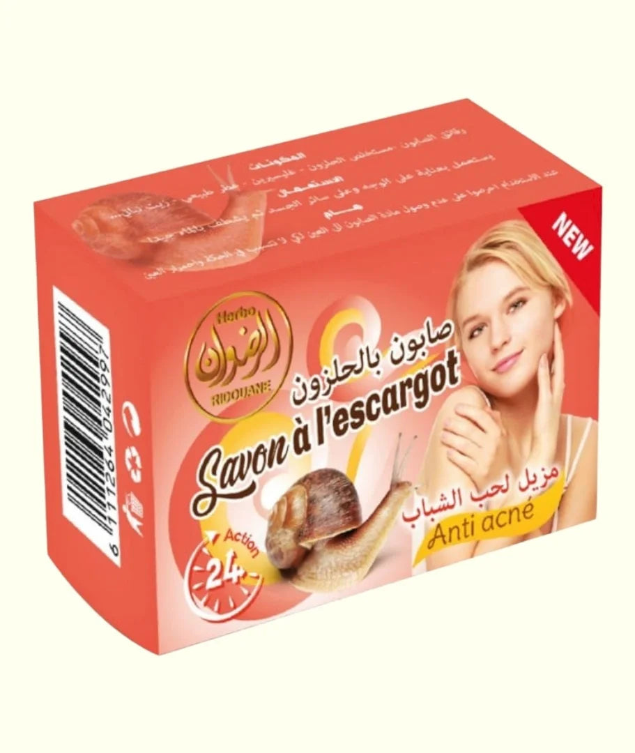 Savon au Mucus d'escargot (anti-acné) 100g