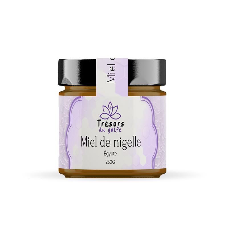 Miel de Nigelle d’Égypte – 250 g | Puissance Naturelle & Bienfaits Ancestraux