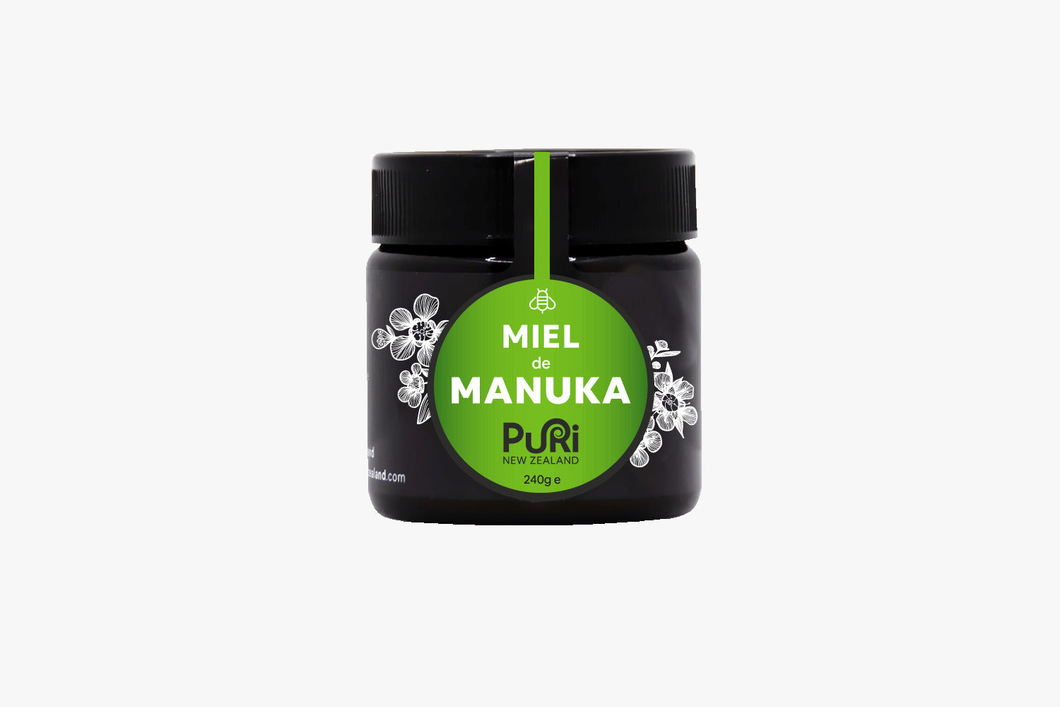Miel de Manuka Gourmet – 240 g | NPA 2.5+ / MGO 40+ | Douceur Naturelle & Soin Quotidien