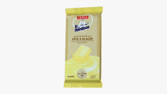 Pâte à glacer Chocolat Blanc El Mordjene - 250gr - Cebon