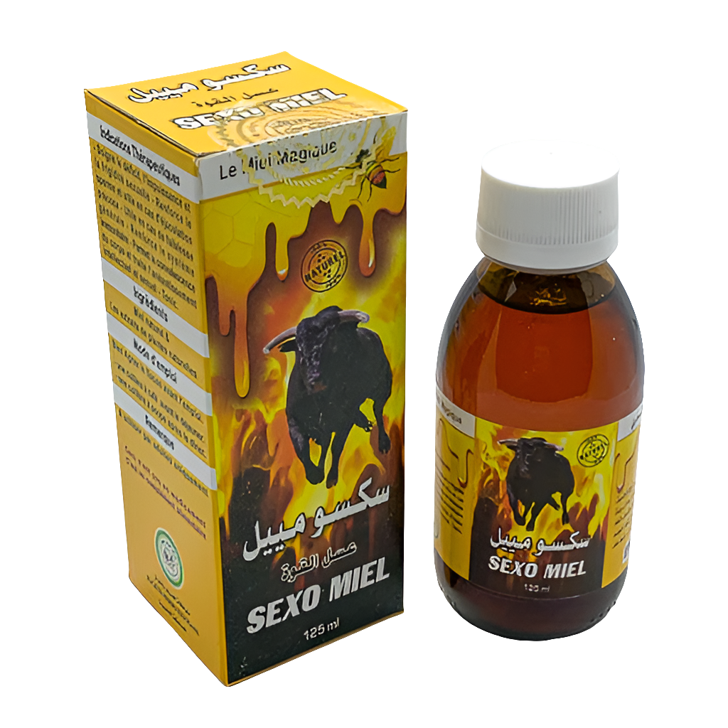 Lot de 3 - Sexo Miel 125ml | Boost Aphrodisiaque Premium Naturel