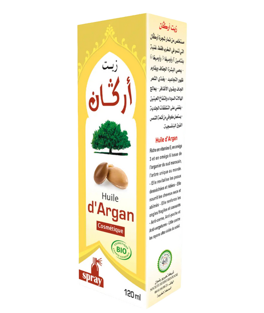Huile d'Argan Bio Premium – 120 ml | Soin Nourrissant & Régénérant Naturel