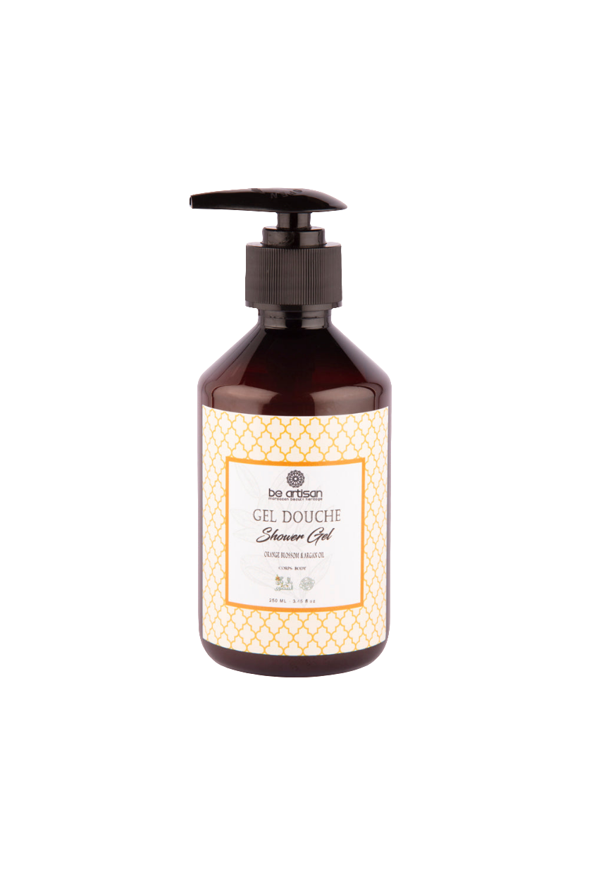 Gel Douche Argan & Musc Ambre – 250 ml | Hydratation Intense & Parfum Envoûtant