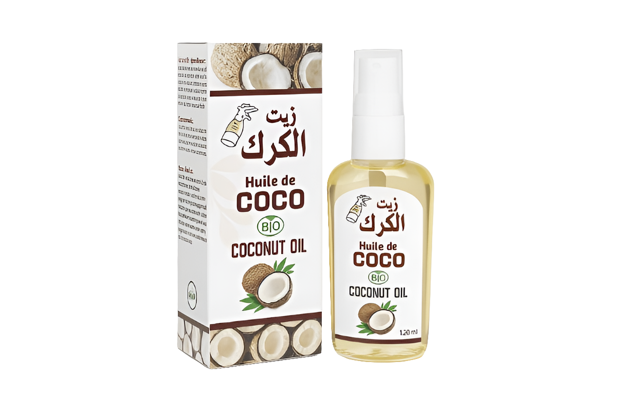 Huile de Coco Bio – 120 ml | Hydratation Intense & Soin Naturel Polyvalent