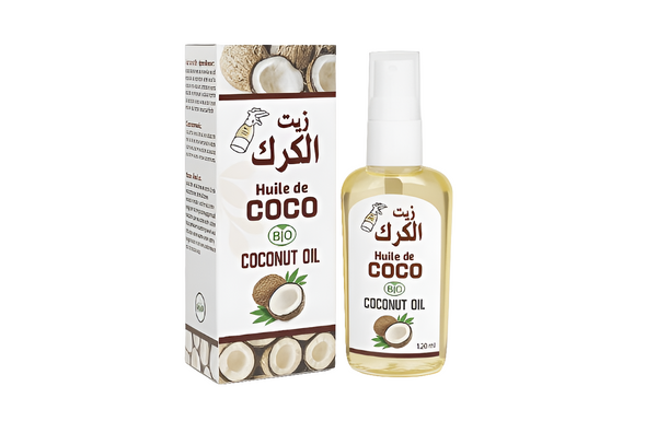 Huile de Coco Bio – 120 ml | Hydratation Intense & Soin Naturel Polyvalent