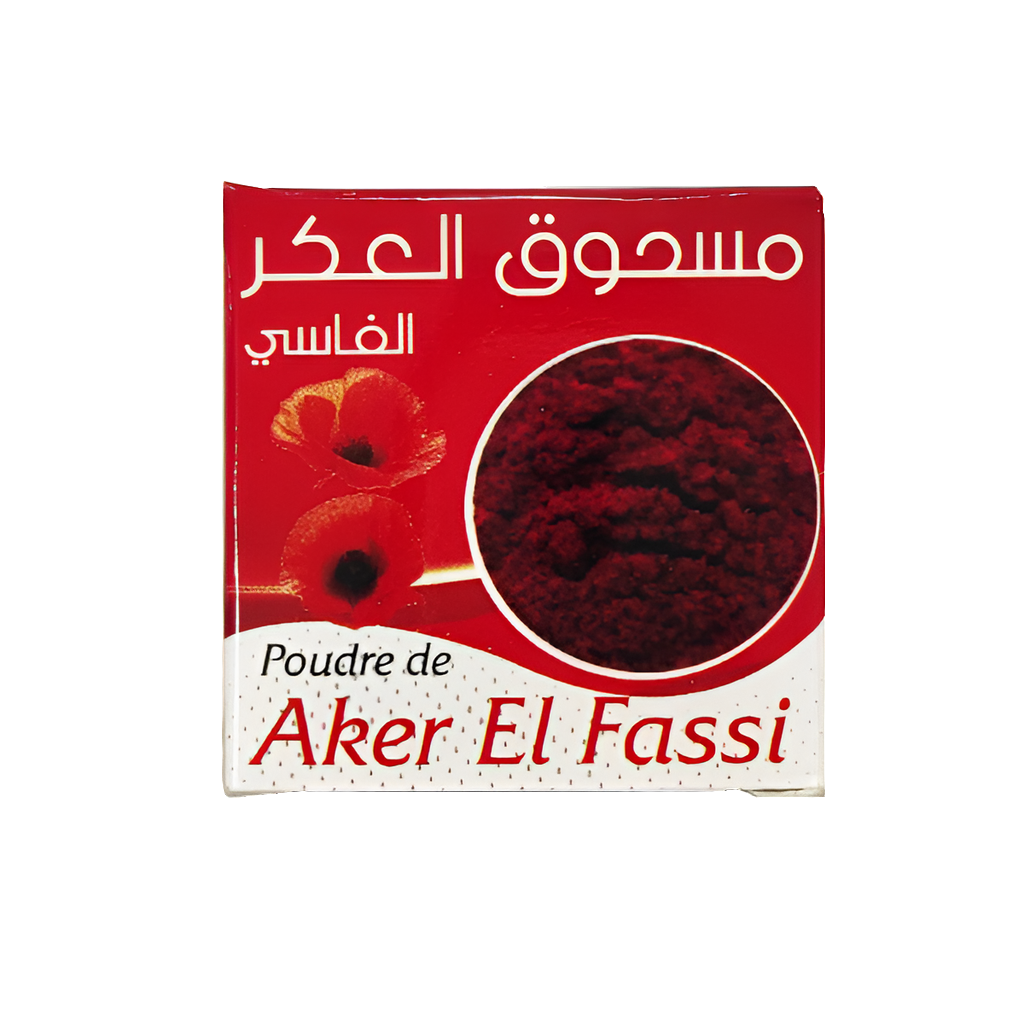 Aker Fassi en Poudre – 20 g | Rouge à Lèvres & Soin Naturel pour Peau