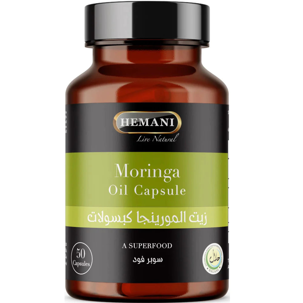 Huile de Moringa – 50 Capsules | Soin Naturel & Bienfaits Antioxydants