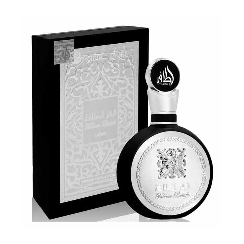 Fakhar Black Silver Lattafa eau de parfum 100ml