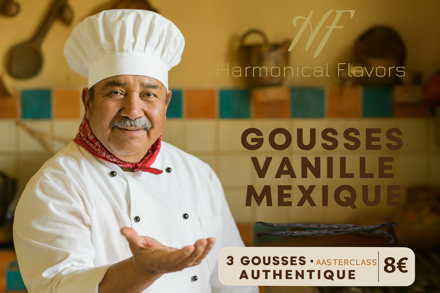GOUSSES DE VANILLE DU MEXIQUE - Produit Individuel
