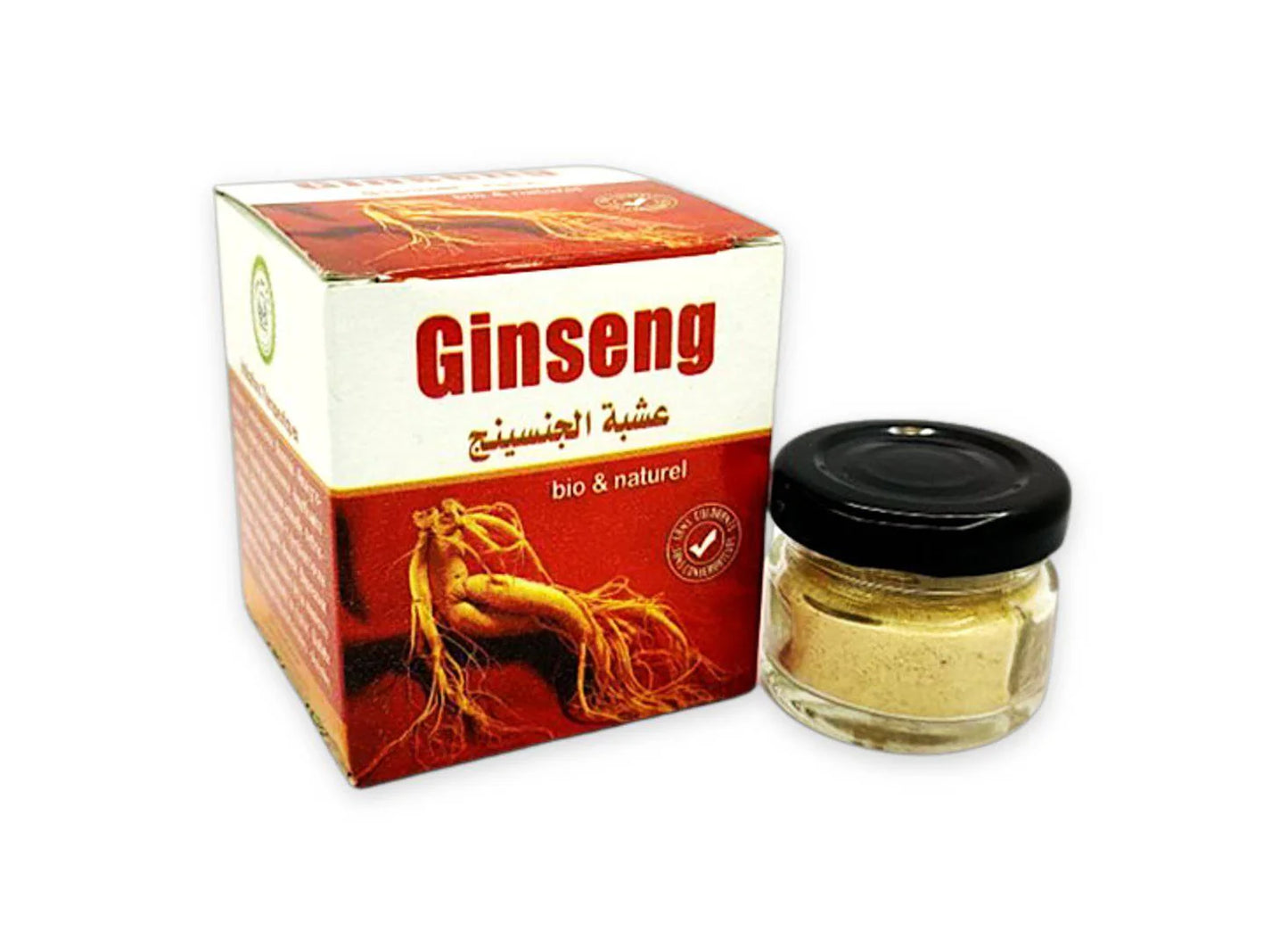 Ginseng en poudre Bio et Naturel 15g