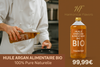HUILE D'ARGAN ALIMENTAIRE BIO TIGONTAF 1 LITRE - Produit Actif