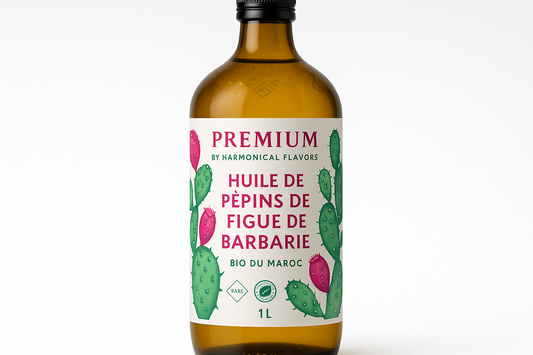 Huile de Pépins de Figue de Barbarie Bio – Élixir Anti-Âge d’Exception - 1 litre