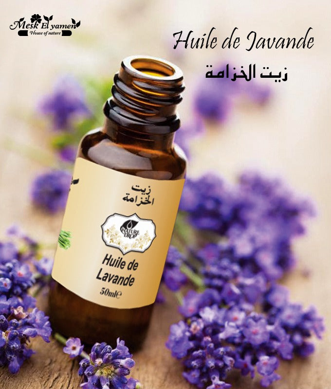 Huile Essentielle De Fleur de Lavande Aromatique et Pure, Flacon de 50 ML