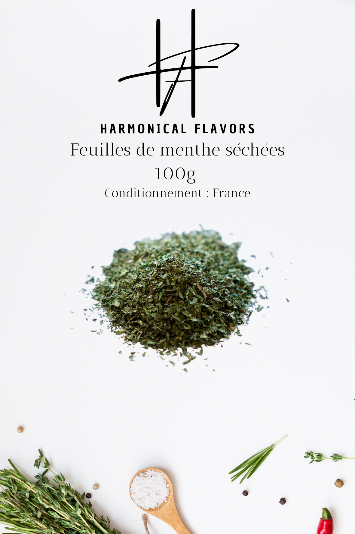 Feuille de Menthe Séchée