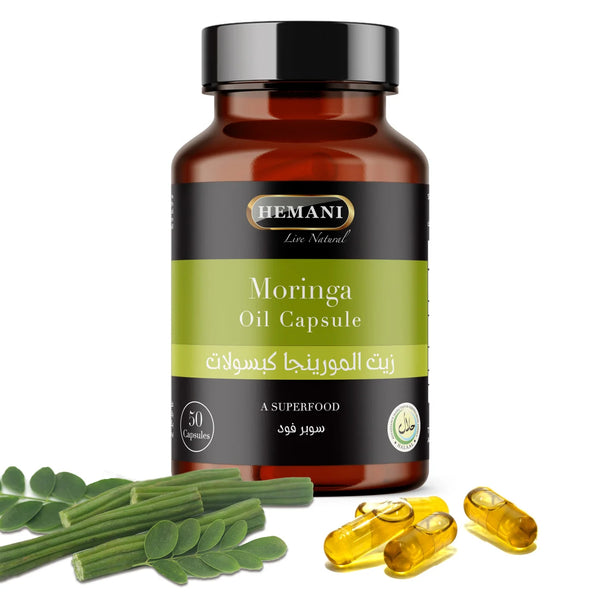 Huile de Moringa – 50 Capsules | Soin Naturel & Bienfaits Antioxydants